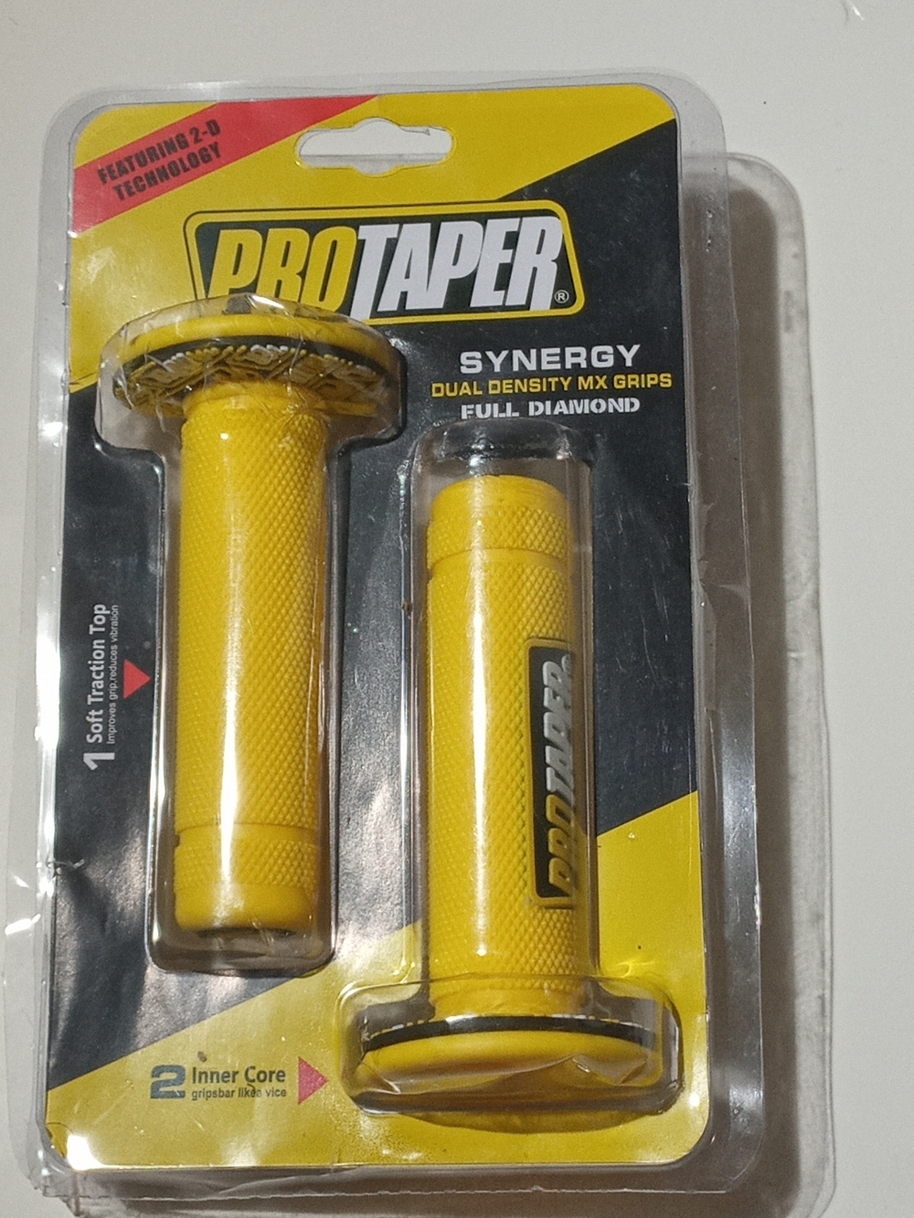 NEW! The ProTaper Synergy Dual Density MX Universal Handlebar Grips (For Riders)